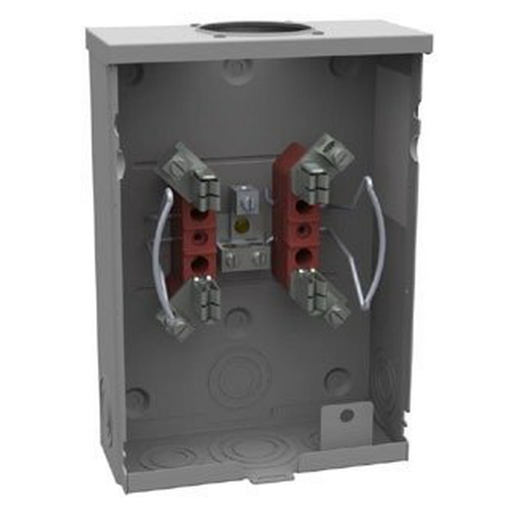 Milbank U4175RLBLG 1 Phase Ringless Meter Socket 4 Jaw 1 Position 100