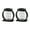 black, variant on 1Pair Enhanced Hinge Clamp Spring C Buckle for Brompton Folding Bike Accessories