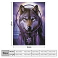 thumbnail image 4 of ARISTURING  Dreamcatcher Wolf Blanket for Bed,Dreamcatcher Throw Blanket for Women, Men and Kids Super Soft Plush Wolf Blanket Throw Blanket - King Size Blanket, 4 of 6