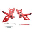 thumbnail image 2 of Reposapiés Ajustable para Motocicleta, Repuesto de ensamblaje de Estribo Elevado Ajustable para Motocicleta anodizado de aleación de Aluminio para MT‑03 MT‑25 2013‑2020, 2 of 5