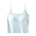 thumbnail image 3 of Harpily Tank Tops For Women Solid color with Adjustable Spaghetti Strap and Removable Padded Built in Bra Casual Camisole Tops, 3 of 4