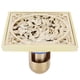 thumbnail image 1 of Juego de desagüe para baño con lavabo profundo, 10 x 10 cm, eliminador de olores de cobre dorado, 1 of 8