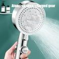 thumbnail image 4 of CASAFUN Premium High Pressure Shower Handheld Showerhead with 6 Spray Modes for the Elderly Children, Modern Chromes Look Built in Power Spray for Home, Gym, Hotel, Bath, 4 of 8