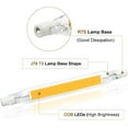 thumbnail image 5 of Ampoule Led R7s Haute Performance (Lot de 2) 15W Double Extrémité Super Lumineuse T3 Remplacement Halogène Type J Équivalent 100W, Dissipation de Chaleur Rapide et Économie d'Énergie, pour Éclairage Domestique et Professionnel, Angle de Faisceau 360°, 5 of 5