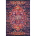 thumbnail image 2 of SAFAVIEH Evoke Westley Bordered Area Rug, Blue/Fuchsia, 5'3" x 7'6", 2 of 9