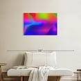 thumbnail image 2 of Elephant Stock Abstract Rainbow Screen Wall Art - Horizontal Canvas Wall Art - Living Room Wall Decor - Abstract Canvas - Blue And Pink Decor - 30" x 20", 2 of 8