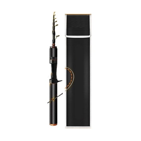Mosiee Butterfly Telescopic Spinnings Rod Ul Light Tackle Stream Urban River Portable 1.68M-Baitcast