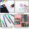 thumbnail image 3 of yeacher 18 Colors (No Duplicates) G-el Pens Set Kit 1mm Pen L-ead for Drawing A-dult Coloring Books Art Markers, 3 of 8