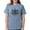Blue Jean, variant on - Psi Upsilon Black And White Crest T Shirt - Womens Comfort Colors® Shirt