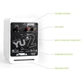 thumbnail image 3 of Parlantes para PC Kanto YU2GW 100W USB DAC Salida para Subwoofer Blanco Brillante, 3 of 8