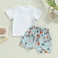 thumbnail image 4 of Fortune Summer Baby Girls Boys Outfit Cactus Print Short Sleeve T-Sshirts Drawstring Shorts, 4 of 8