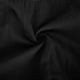 thumbnail image 7 of CHGBMOK Women Dress Crew Neck Sleeveless Linen Dress Front Pleated Curved Hem Midi Dress Casual Loose Plus Size, 7 of 7