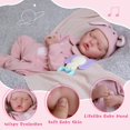 thumbnail image 2 of Muñeca Reborn Milidool, realista, 45 cm, niña realista, 3 años o más, 2 of 8