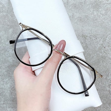 Blue Light Blocking Glasses Cute Anti Eye Strain Fashion Metal Frame