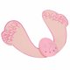 thumbnail image 5 of Entrenador electrónico de caderas, tonificador muscular inteligente para glúteos y caderas, color rosa claro, 5 of 14