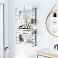 thumbnail image 3 of Wall Mounted Bookshelves, Floating Shelves for Wall, Wood Hanging Book Shelves for Room, Bedroom, Living Room, Easy Installation, 3 of 18