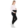 thumbnail image 2 of LVMA8050 - Winter Maternity Leggings Velvet Straight Casual Pants, 2 of 8