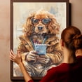 thumbnail image 6 of English Cocker Spaniel Dog Siting On Toilet Poster Unframe, English Cocker Spaniel Dog Canvas Frame Ready to Hang - Canvas Art Wall Decor - Gifts For Women, 6 of 6