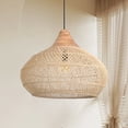 thumbnail image 6 of Arturesthome Wabi Sabi Style Retro Dining Room Chandelier Rattan Zen Pendant Light, 6 of 16