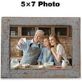 thumbnail image 2 of MY VINTAGE FINDS Rustic Photo Frame Distressed Wood Picture Frame | Gray -5 x 7, 2 of 7