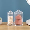 thumbnail image 4 of ADDHAT Caja De Almacenamiento Transparente Para Y Hisopos Con Para Hogar, 4 of 8