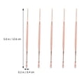 thumbnail image 4 of MasteelfCA 5Pcs Ear Picks Ear Cleansing Tools Ear Pick Tools Earwax Spoons (Rose Gold), 4 of 7