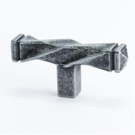0.5' Twist - BE3047 1LWI Berenson 2.5 x 0.5 in. Knob, Rhapsody Twisted, Weathered Iron