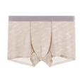 thumbnail image 2 of UVEASISHA Mens Ice Silk Boxer Briefs Big and Tall Quick Dry Sporty Underwear Lightweight Breathable Panties Pink L, 2 of 3