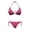 Heart Pattern, variant on Women Two Piece Heart Pattern Bikini Set Plus Size Quick Dry Swimwear Halter Tie Side Bathing Suit for Women Beach Swimwear