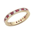 thumbnail image 2 of Karina B� Genuine Ruby Eternity Band, 2 of 9