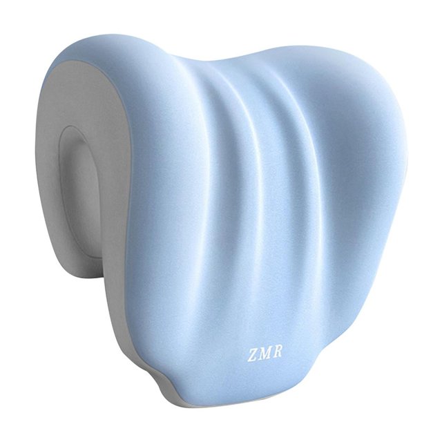 Milaget Memory Foam Headrest Attachment for Office Chair Comfortable Headrest Pillow blue