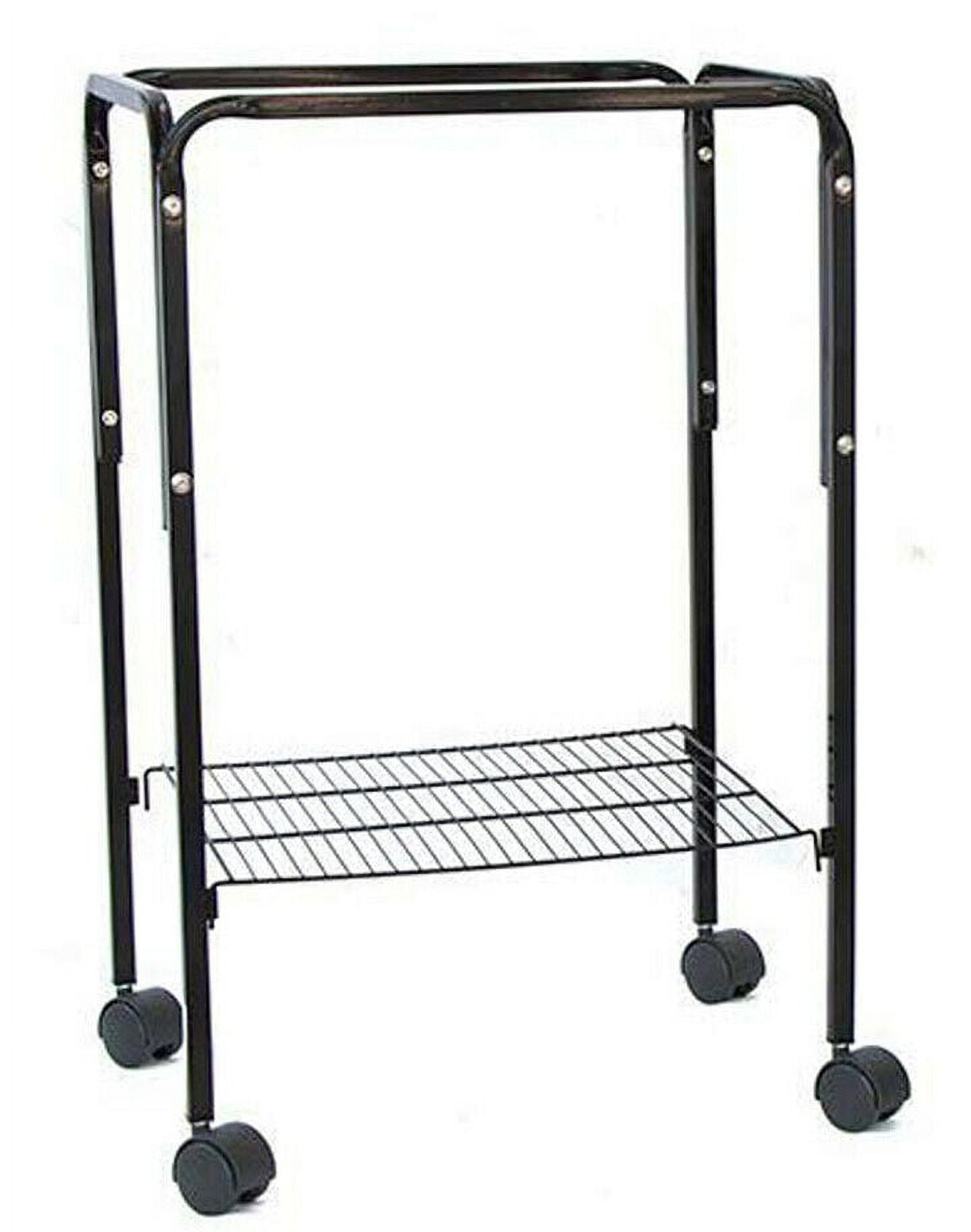 64" Large Deluxe Bird House Flight Home Rolling Stand Cage with Breeding Nest Doors For Aviaries Budgies Canaries Parakeets Cockatiels Lovebirds Finches