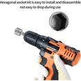 thumbnail image 3 of 14pcs Socket Driver Set Hex Drill Bit Sets Impact Wrench Metric Socket Adapter, 3 of 5