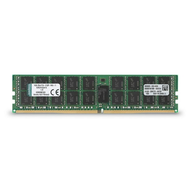 Kingston ValueRAM 16GB RAM 2133MHz DDR4 ECC Reg CL15 DIMM DR x 4 avec la Mémoire du Serveur TS (KVR21R15D4/16)