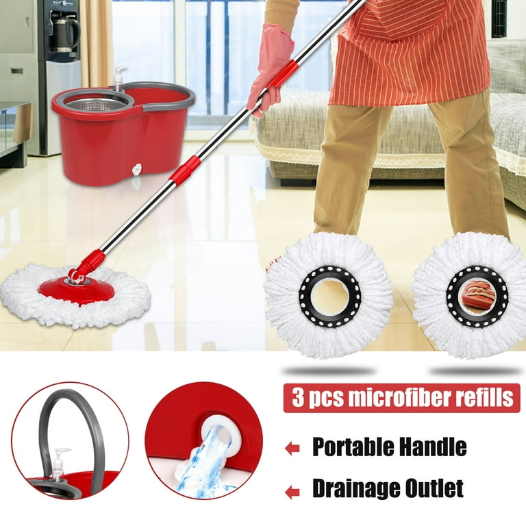 Car Cleaning 360 degree Spinning Dust Mop