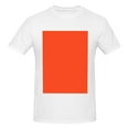 thumbnail image 4 of Bingfone Orange Men'S Loose Fit Short-Sleeve Pocket T-Shirt, 4 of 7