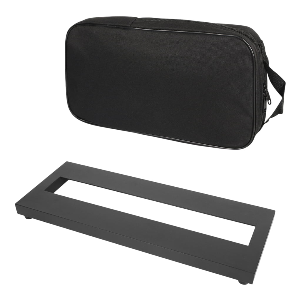 Aluminum Alloy Guitar Effect Pedal Board Holder Plate Portable Effects Stand Large Guitar Pedal Board with Carrying Bag
