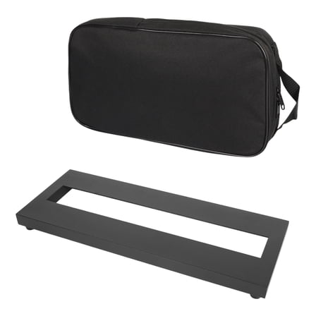 Guitar Pedal Board Aluminum Alloy Pedalboard with Carrying Bag Guitar Accessory