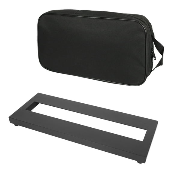 Guitar Pedal Board Aluminum Alloy Pedalboard with Carrying Bag Guitar Accessory