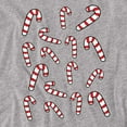 thumbnail image 2 of Generic: Christmas T-Shirt Candy Cane Christmas Crew Unisex Graphic Tee For Men & Women Athletic Heather&nbsp;, 2 of 7