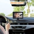 thumbnail image 3 of TFixol 4.3-Inch HD Car Baby Monitor with Night Vision, Adjustable Angle, 720P Resolution, IP68 Waterproof, Black, 3 of 6