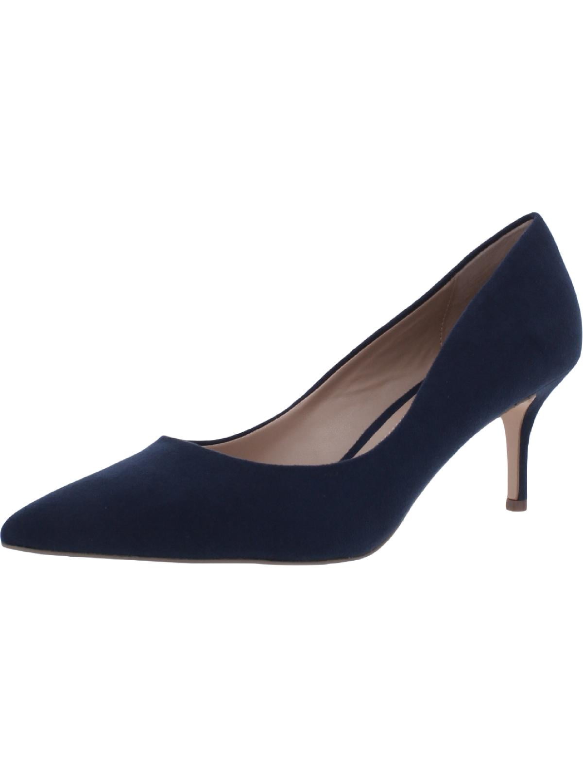 Charles Amelia Women's Faux Pointed Toe Pumps Navy Size 9 - Walmart.com