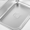 thumbnail image 4 of Troglfold food plate Stainless Steel Divided Snack Tray with Lid for Kids and Camping,9.45"X6.69"X1.5", 4 of 10