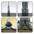 thumbnail image 3 of Burj Khalifa Tower Block Brick City compatible avec LEGO Great Collection Set - 555 Pcs, 3 of 5