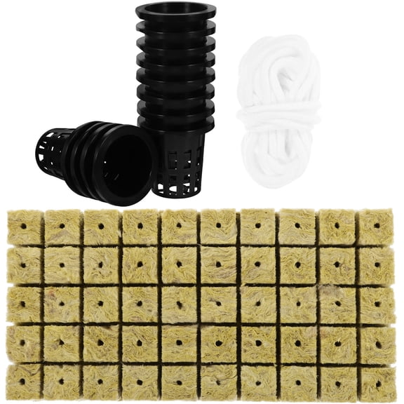 jojofuny Hydroponic Grow Kit Hydroponics 1 Set Hydroponics Growing Kit Cotton Rope