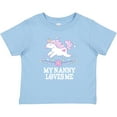 thumbnail image 3 of Inktastic My Nanny Loves Me Girl Unicorn Girls Baby T-Shirt, 3 of 5