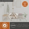 thumbnail image 5 of Euclid 20" 3 Light Pendant Aged Brass, 5 of 12
