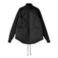 thumbnail image 5 of HAJWOH Womens Puffer Jacket Lightweight Knit Patchwork Zip Up Long Sleeve Quilted Jackets Warm Winter Outerwear 2026, 5 of 7