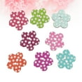thumbnail image 2 of Raindrops 200Pcs Assorted Color Wood Buttons with Dotted Plum Pattern for Sewing Crafts, 2 of 7