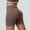 Brown, variant on Womens Yoga Short Workout Shorts Scrunch Seamless Gym Yoga Biker Shorts Running Active Fitness Short